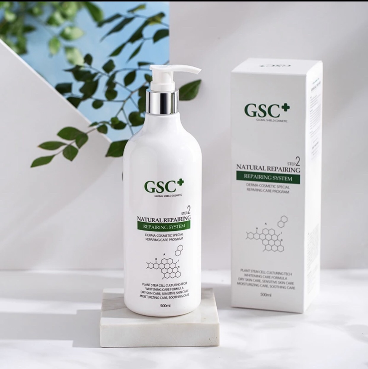 Z4672149974422 6e8593d54fd875247a069cc0ce01a8b4 Kem Massage Đa Tầng GSC+ Natural Repairing 500ml