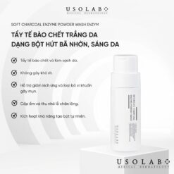Bột Tẩy Da Chết Dạng Enzyme Usolab Soft Charcoal Enzyme Powder Wash 1