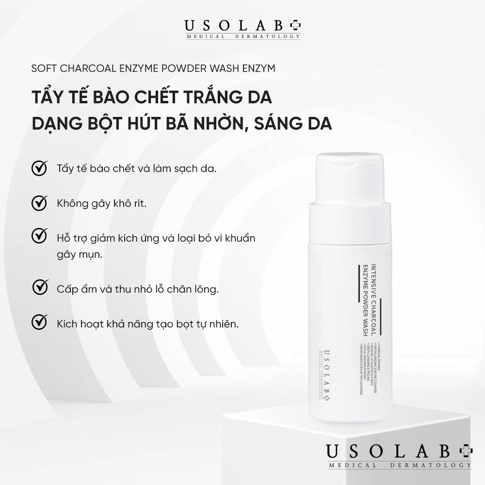 Bột Tẩy Da Chết Dạng Enzyme Usolab Soft Charcoal Enzyme Powder Wash 1 Bột Tẩy Da Chết Dạng Enzyme Usolab Soft Charcoal Enzyme Powder Wash 1