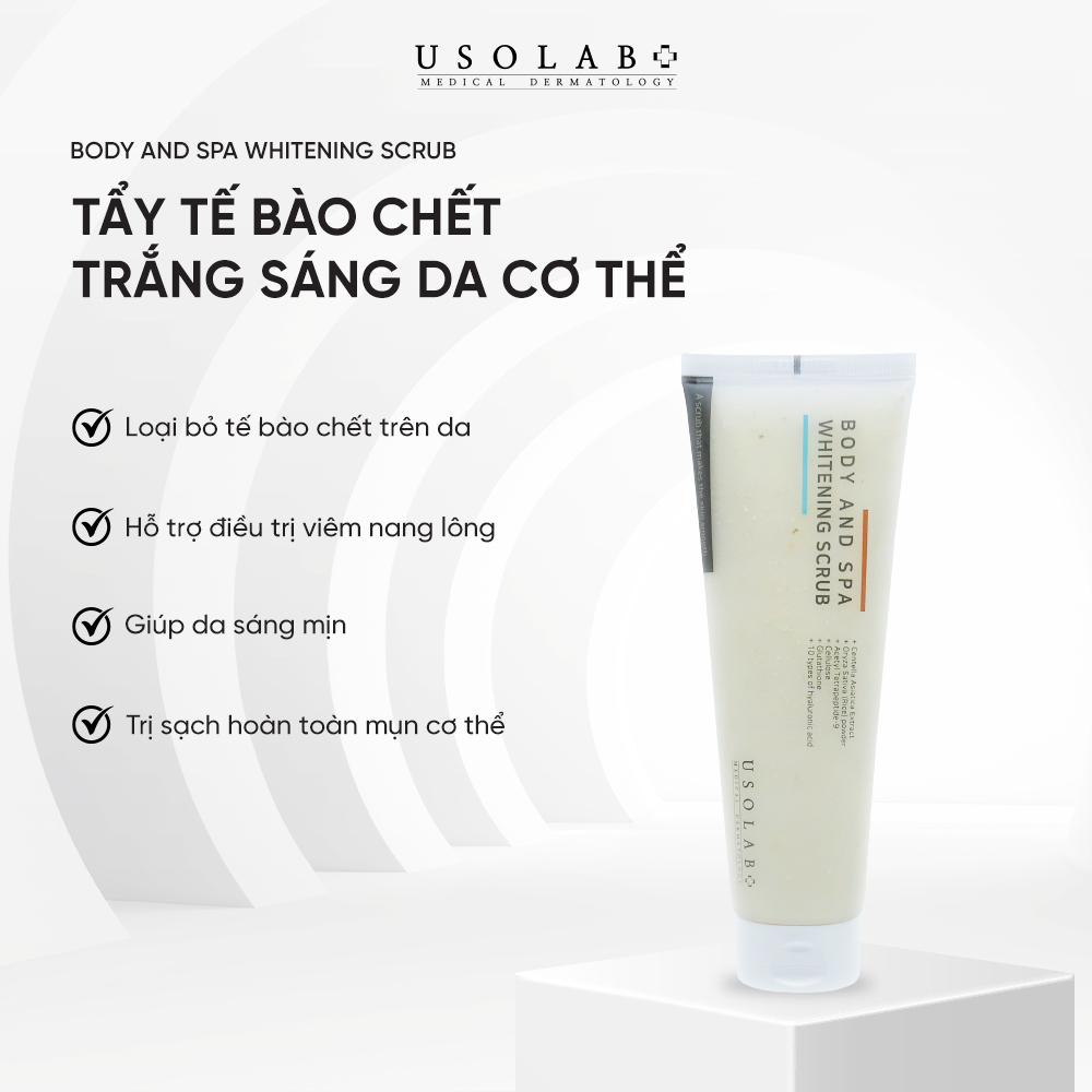 Kem Tẩy Tế Bào Chết Usolab Body And Spa Whitening Scrub 200ml 1 Kem Tẩy Tế Bào Chết Usolab Body And Spa Whitening Scrub 200ml 1