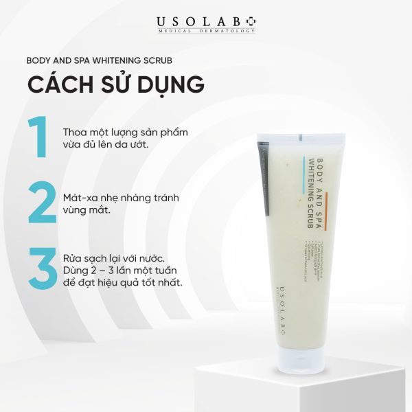 Kem Tẩy Tế Bào Chết Usolab Body And Spa Whitening Scrub 200ml 2 Kem Tẩy Tế Bào Chết Usolab Body And Spa Whitening Scrub 200ml 2