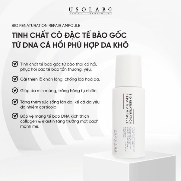 Tinh Chất Cô đặc Tế Bào Gốc Usolab Bio Renaturation Repair Ampoule 50ml 1 Tinh Chất Cô đặc Tế Bào Gốc Usolab Bio Renaturation Repair Ampoule 50ml 1
