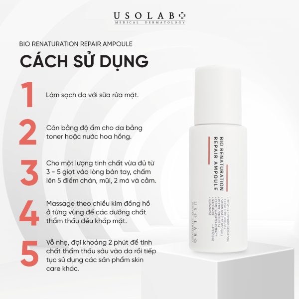 Tinh Chất Cô đặc Tế Bào Gốc Usolab Bio Renaturation Repair Ampoule 50ml 2 Tinh Chất Cô đặc Tế Bào Gốc Usolab Bio Renaturation Repair Ampoule 50ml 2
