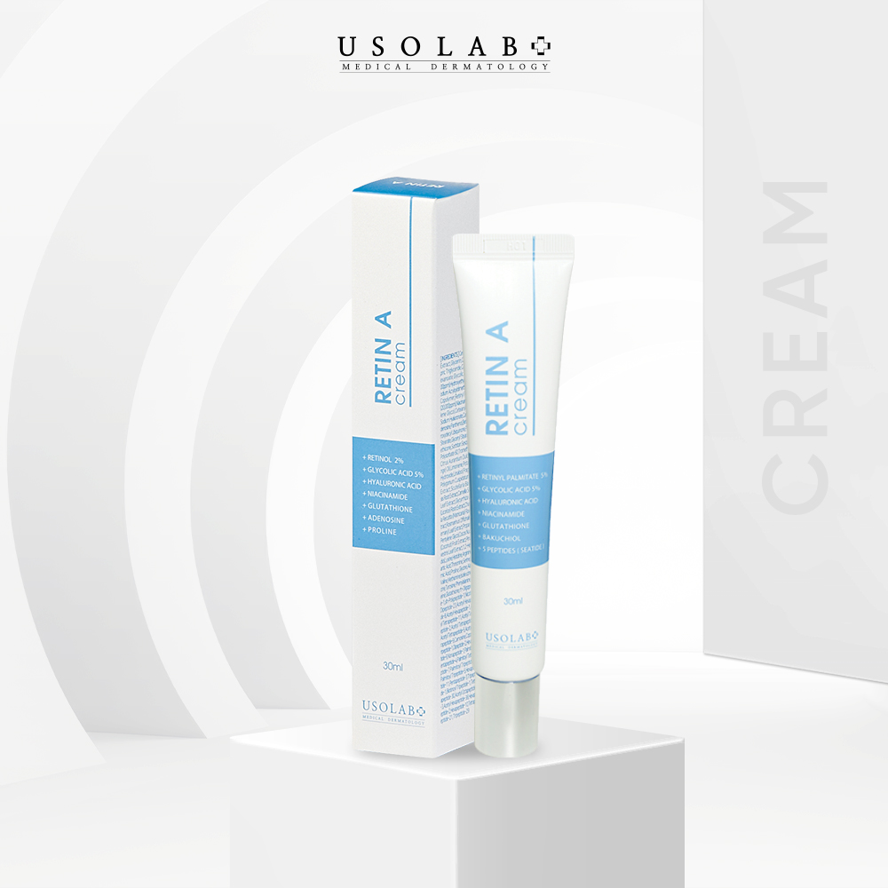 Usolab Retin A Cream Trẻ Hóa, Căng Bóng, Sáng Da, Giảm Mụn Tuýp 30g Usolab Retin A Cream Trẻ Hóa, Căng Bóng, Sáng Da, Giảm Mụn Tuýp 30g