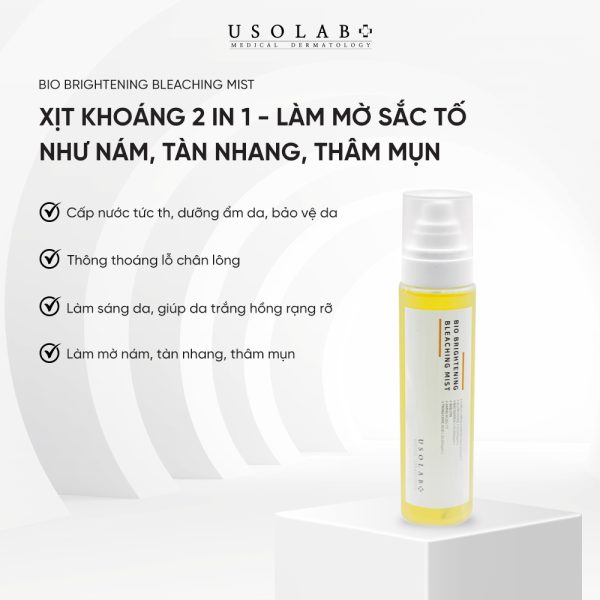 Xịt Khoáng Toner Trắng Sáng Bio Brightening Bleaching Mist 150ml 1 Xịt Khoáng Toner Trắng Sáng Bio Brightening Bleaching Mist 150ml 1