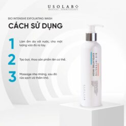 Sữa Tắm Trắng Da Bio Intensive Exfoliating Wash Usolab 250ml 2